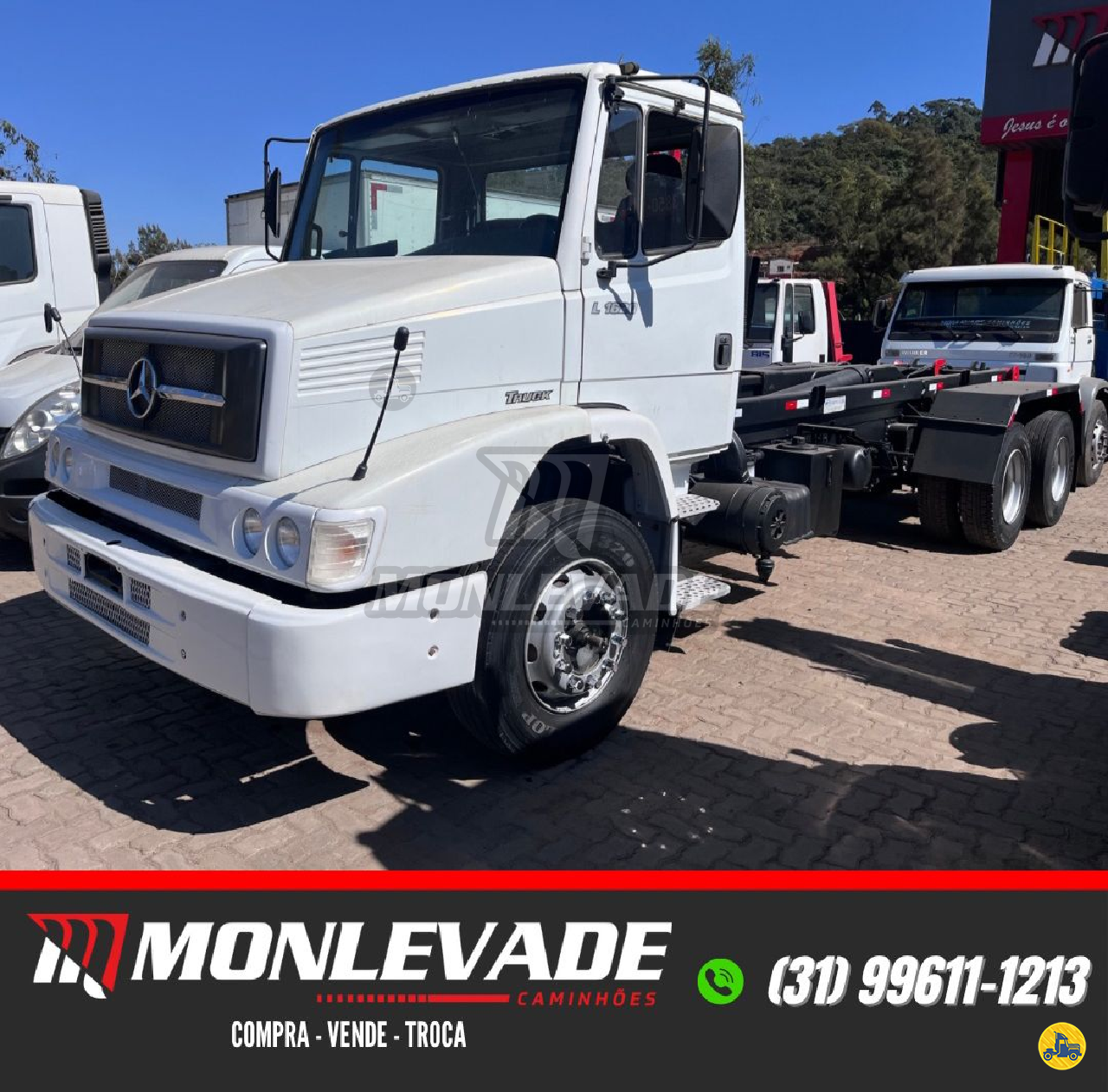 CAMINHAO MERCEDES-BENZ MB 1620 Roll ON OFF Truck 6x2 Monlevade Caminhões JOAO MONLEVADE MINAS GERAIS MG